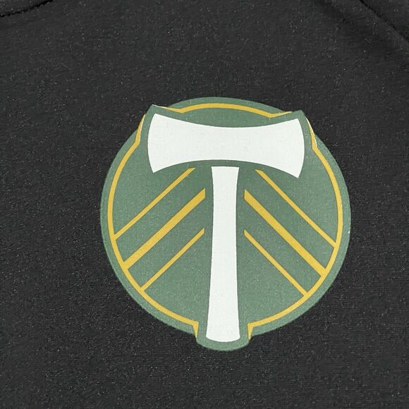 adidas Portland Timbers Jacket Large Black Claudio Bravo Player Worn Full Zip - Picture 4 of 12